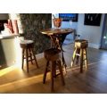 Baka Bar Set | Four Stools