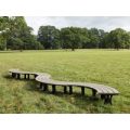 Eco Curved Backless Bench