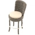 Midnight Montana Swivel Bar Chair