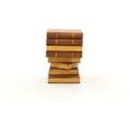 Stacked Books Table – Lift Up Lid – Gold Rim