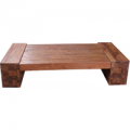 Reclaimed Teak Block Coffee Table