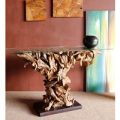 Regina Teak Root Console Table