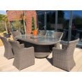 Seville 6 Chair Rattan set