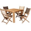 Regent 1m Table & 4 Folding Chairs | FSC® Certified