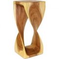 Two Turn Hand Carved Side Table ‘Medium’