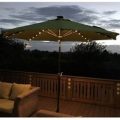 Verona Parasol with USB Charger & LED Lights